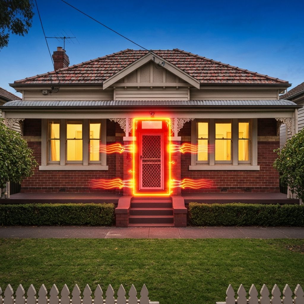 Heat loss through doors
