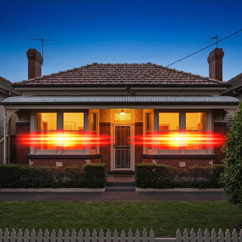 Heat loss through windows